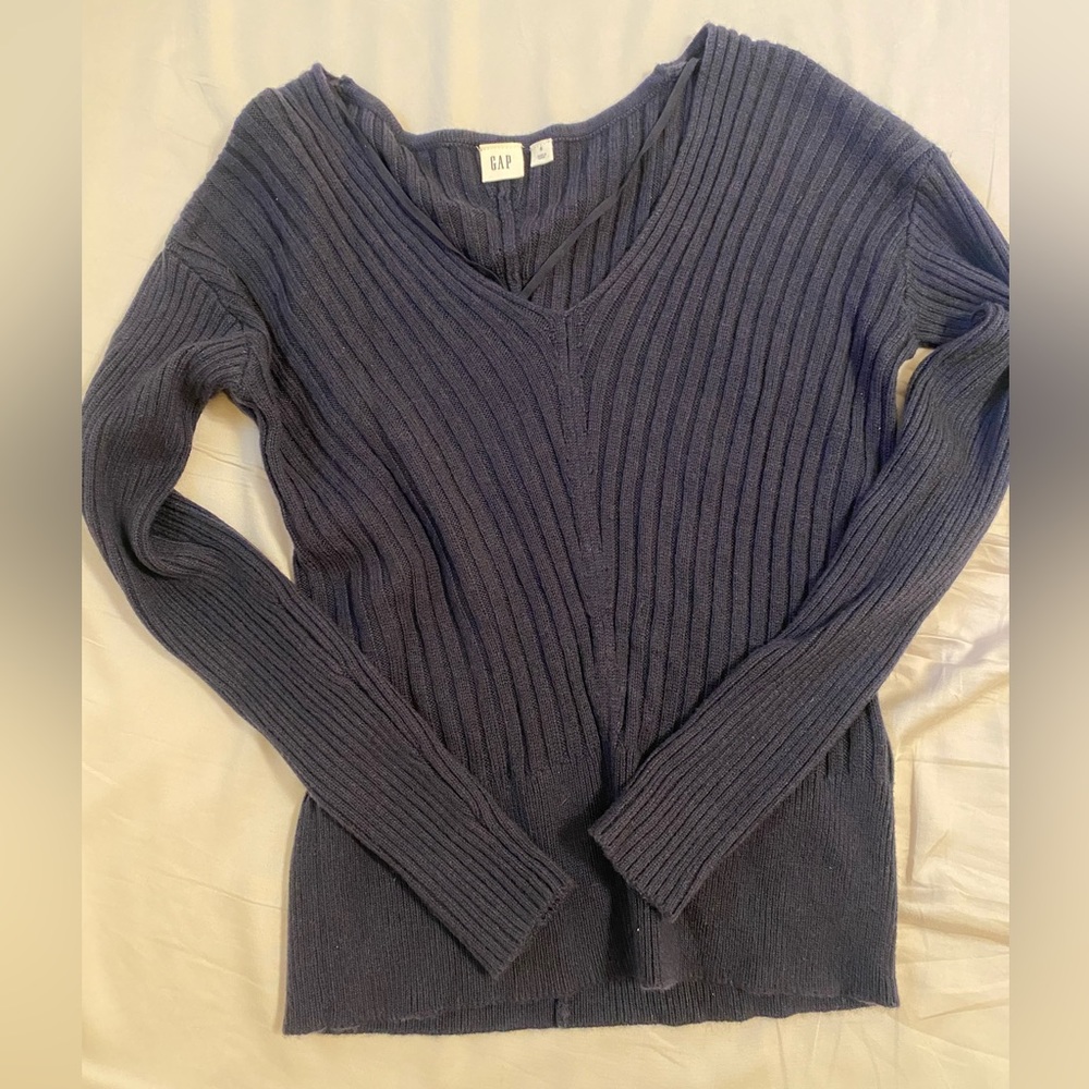 Navy sweater from the GAP